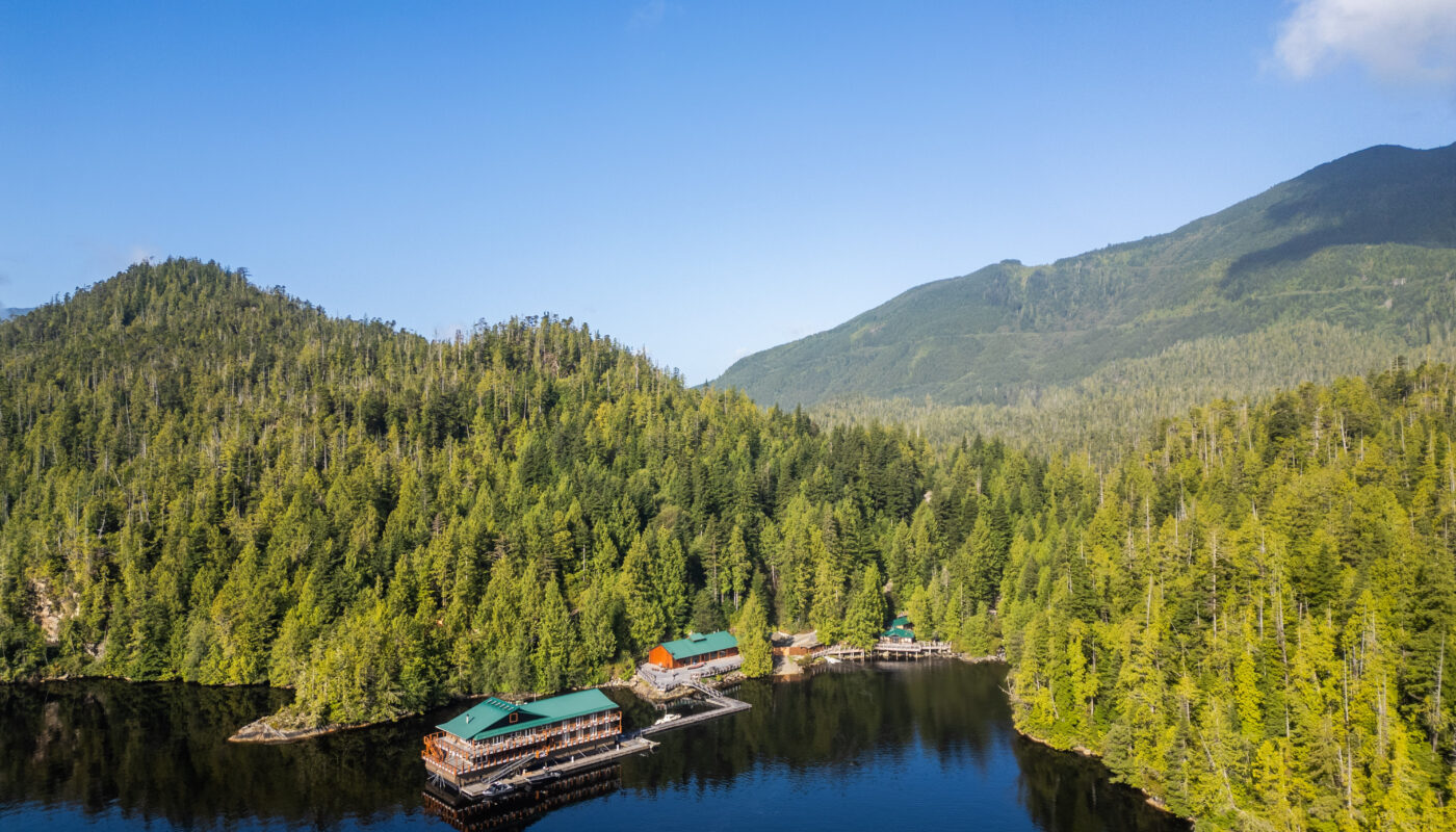 Aerial View of Wahous Wilderness Lodge